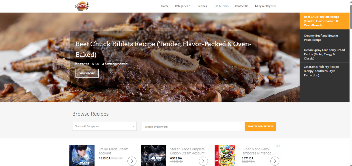 Gusto - Recipes Management System